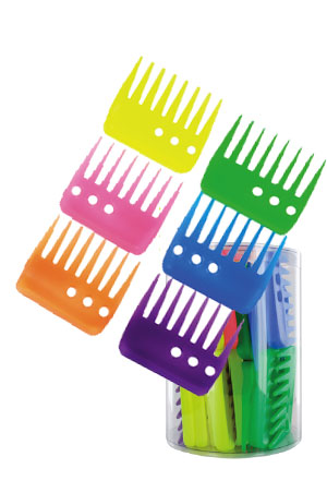 Rake Combs 3color [36pcs/jar] #CO6800 -jar