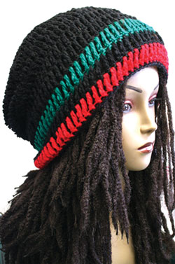 Rasta Hat 14" Black/Green/Red #Ras-1