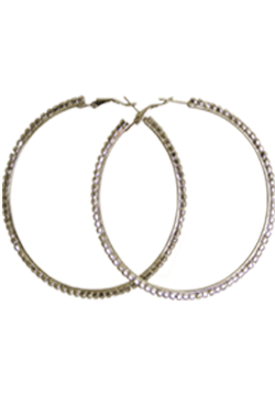 Rhine Stone Earring Gold MEHL8