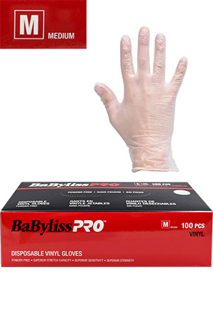 BAB Pro Vinyl Gloves-Med#BESTOUCPFMUC-pc
