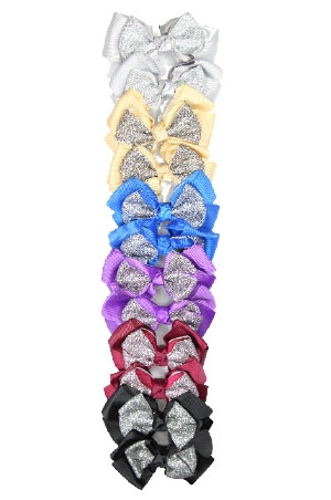 Ribbon Hair Accessories w/Clip #7621-dz