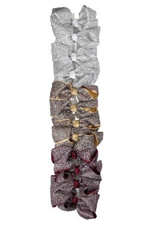 Ribbon Hair Accessories w/Clip #7622-dz