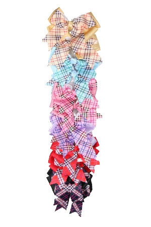 Ribbon Hair Accessories w/Clip #7631-dz