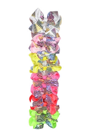 Ribbon Hair Accessories w/Clip #7632-dz