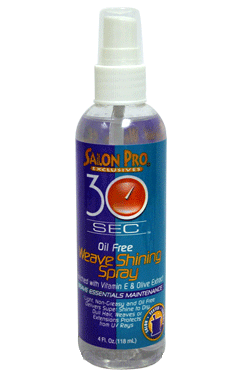 Salon Pro 30 Sec Weave Shining Spray (4oz) #16