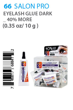 Salon Pro Eyelash Glue Dark_40% more (0.35oz/10g) #66 DISC