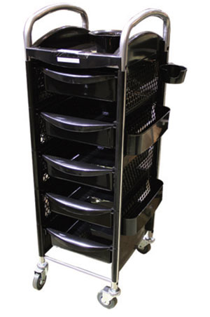 Salon Trolley #AA-104 Black