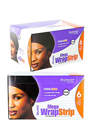 Sanek Mega Wrap Strip [Black] (40strips/6pk/bx) #55142 -bx