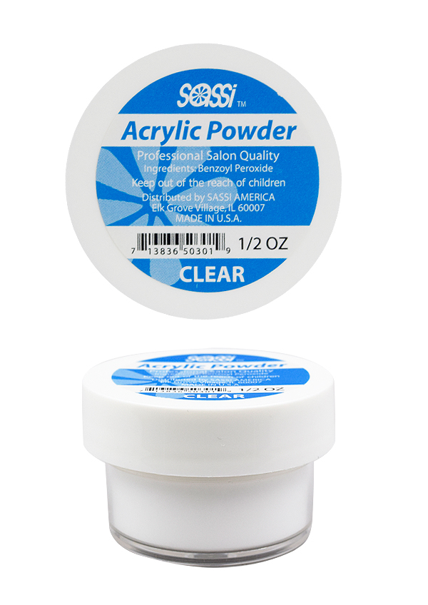 Sassi Acrylic Powder #Clear (1/2oz) #33