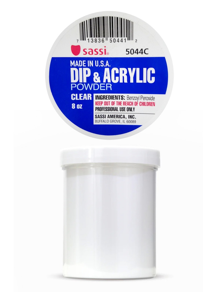 Sassi Acrylic Powder #Clear (8 oz) #21