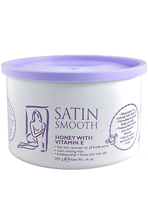 Satin Smooth Honey Wax w/ Vit. E(14oz)#SSW14G #6