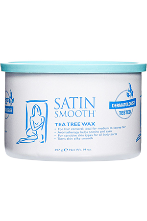Satin Smooth Tea Tree Wax (14 oz) #SSW14TTG #2