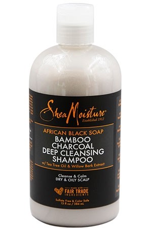 Shea Moisture Bamboo / Charcoal Shampoo (13 oz) #137