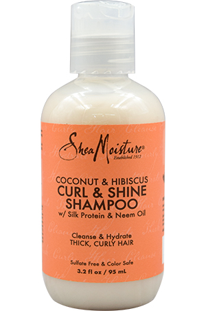 Shea Moisture Coconut&Hibiscus Curl&Shine Shampoo(3.2oz)#176
