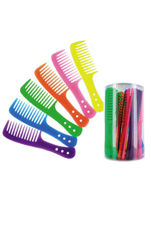 Shower Combs Asst [36pcs/pk] #CO68100 (=CO3256)-jar