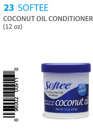 Softee Coconut Oil Conditioner (12 oz) #23