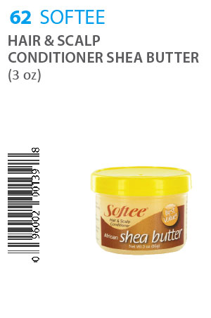 Softee Hair & Scalp Conditioner Shea Butter (3oz) #62