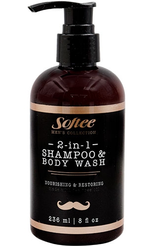 Softee Men's 2 in 1 shampoo & Body wash(8oz) #110