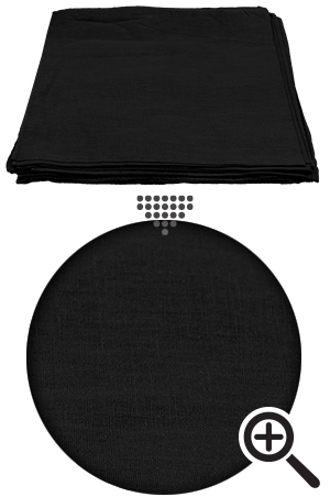 Bandanna Plain #BAN98362 BLACK -dz