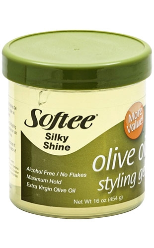 Softee Silky Shine Olive Oil Styling Gel(16oz) #91