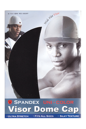 Spandex Visor Dome Cap #223 -pc
