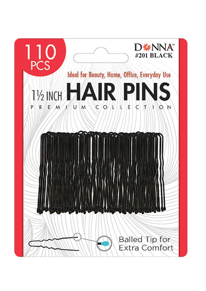 Donna 110 pcs Hair Pins #201 (1 1/2") -dz