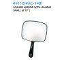 Square mirror with handle #AC-14B [=No.4112][=1088]