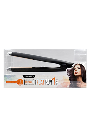 Stella Flat Iron 1" Black #99951BLA-pc