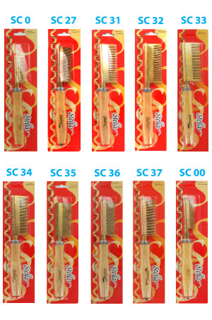 Stella Pressing Comb [Double Press Fine Teeth] #SC35