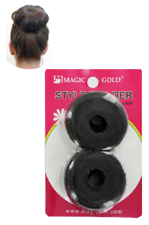 Style Builder #4877 Black -pc (BLACK/ Small 2pc/pk)
