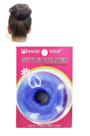 Style Builder #4882 Blue -pc (Donut Bun Style)
