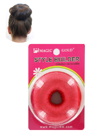 Style Builder #4887 Red -pc (Donut Bun Style)