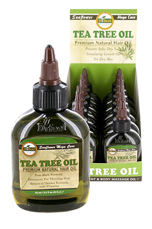 Difeel Pre. Natural Hair Oil (2.5oz)-TeaTree#40-Pc