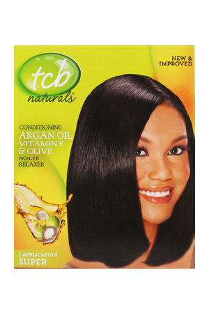 TCB Natural No Lye Relaxer Kit w/ Olive Oil(1App)-Super #2