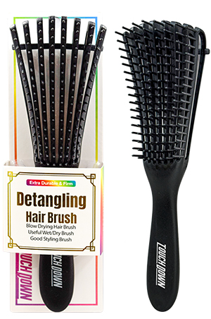 Touch Down Detangling Hair Brush (Black)#TDB001-Pcs