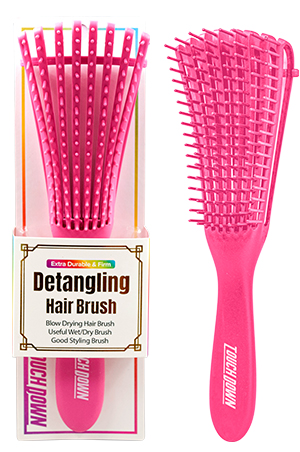 TD Detangling Hair Brush (Hot Pink)#TDB001-Pcs