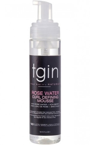 TGIN Rose Water Curl Defining Mousse (8 oz) #31