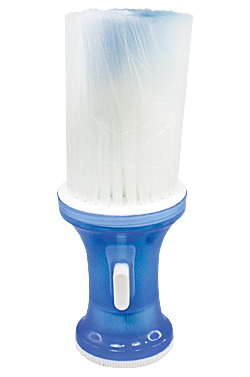 Talc Dispenser Neck Brush #NB1421 Blue - pc