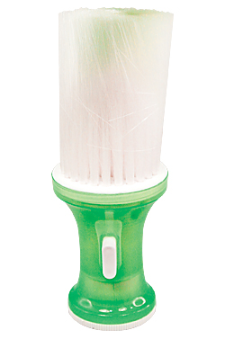 Talc Dispenser Neck Brush #NB1421 Green - pc