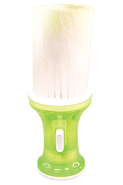 Talc Dispenser Neck Brush #NB1421 Yellow - pc