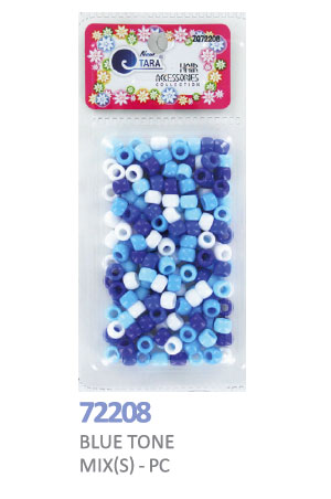 Tara Bead (S) #72208 Blue Tone Mix -pc