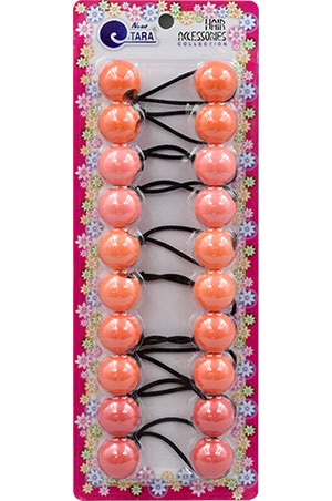 Tara Bubble Round #9261 Coral Tone (18mm) [10/pk] -pc