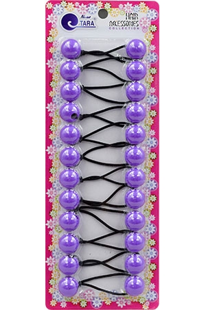 Tara Bubble Round #9296 Purple (15mm) [12/pk] -pc