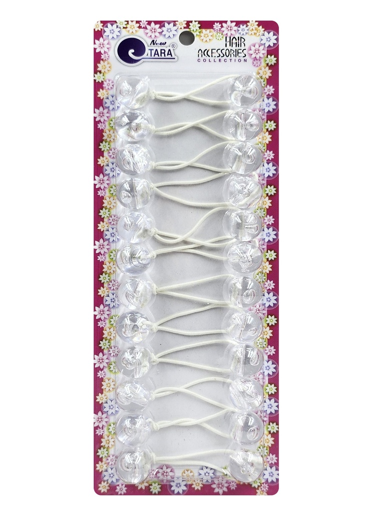 Tara Bubble Round #9275 Clear [15mm] [12/pk] -pc