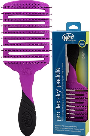 The Wet Brush Pro Flex Dry- Paddle(Purple)#BWP831FLEXPRP - pc