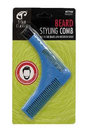 Titan Classic Beard Style Comb#7749(Asst)-dz