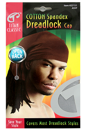 Titan Cotton Spandex Dreadlock Open Back #22151ASST -dz