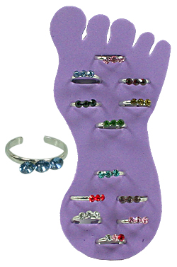 Toe Ring (12 rings) #2676 Straight