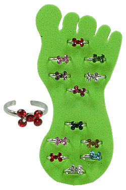 Toe Ring (12 rings) #2677 Ribbon