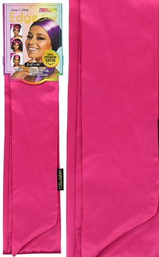 Touch Down Edge Scarf -(Plain Hot Pink) #TES003-dz